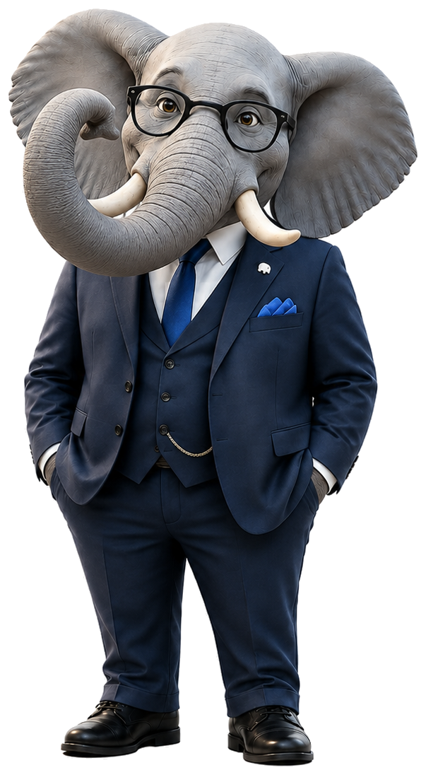 Toot, the bookkeeping elephant